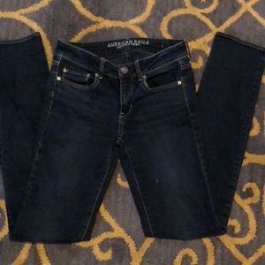 American Eagle Denim Straight Stretch extra long